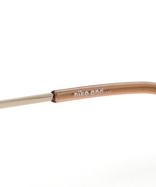 niko and...(ニコアンド)の「オリジナルクリアフレームダテ眼鏡(メガネ・レディース・その他1/ベビーピンク・FREE)」の5枚目の写真