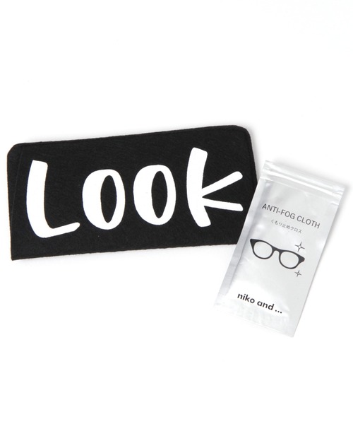 niko and...(ニコアンド)の「オリジナルクリアフレームダテ眼鏡(メガネ・レディース・その他1/ベビーピンク・FREE)」の7枚目の写真