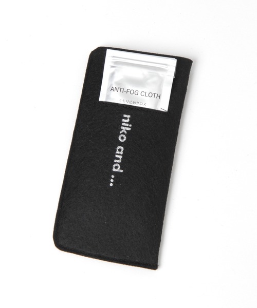 niko and...(ニコアンド)の「オリジナルクリアフレームダテ眼鏡(メガネ・レディース・その他1/ベビーピンク・FREE)」の12枚目の写真