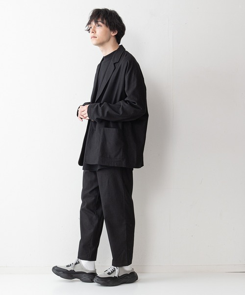 UNIIT(ユニット)の「【UNIIT】コットンリネン アンクル丈イージーパンツ セットアップ対応可能アイテム ルーズシルエット(ビッグシルエット)(その他パンツ・メンズ・ライトグレー/ブラック/ライトベージュ・MEDIUM/LARGE)」の21枚目の写真