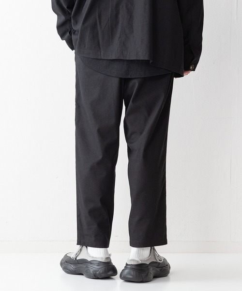 UNIIT(ユニット)の「【UNIIT】コットンリネン アンクル丈イージーパンツ セットアップ対応可能アイテム ルーズシルエット(ビッグシルエット)(その他パンツ・メンズ・ライトグレー/ブラック/ライトベージュ・MEDIUM/LARGE)」の5枚目の写真
