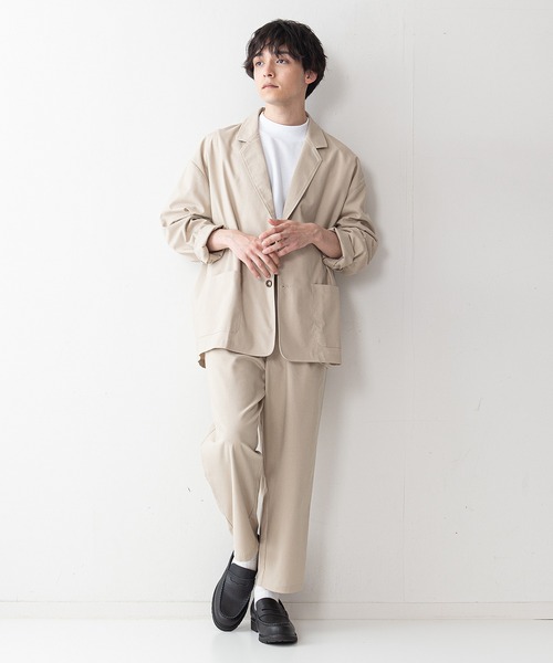 UNIIT(ユニット)の「【UNIIT】コットンリネン アンクル丈イージーパンツ セットアップ対応可能アイテム ルーズシルエット(ビッグシルエット)(その他パンツ・メンズ・ライトグレー/ブラック/ライトベージュ・MEDIUM/LARGE)」の15枚目の写真