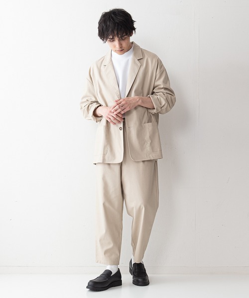 UNIIT(ユニット)の「【UNIIT】コットンリネン アンクル丈イージーパンツ セットアップ対応可能アイテム ルーズシルエット(ビッグシルエット)(その他パンツ・メンズ・ライトグレー/ブラック/ライトベージュ・MEDIUM/LARGE)」の16枚目の写真