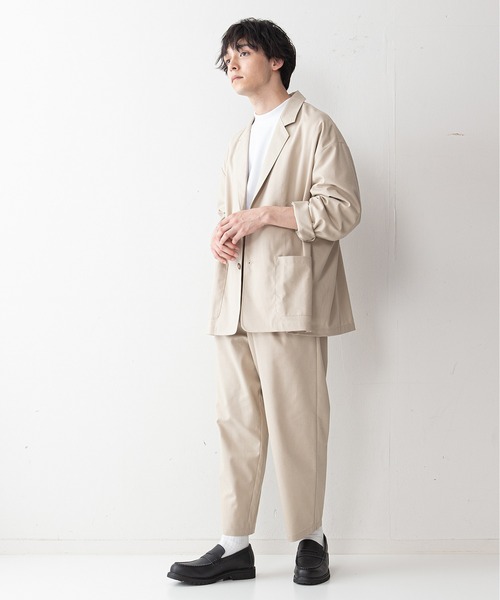 UNIIT(ユニット)の「【UNIIT】コットンリネン アンクル丈イージーパンツ セットアップ対応可能アイテム ルーズシルエット(ビッグシルエット)(その他パンツ・メンズ・ライトグレー/ブラック/ライトベージュ・MEDIUM/LARGE)」の18枚目の写真