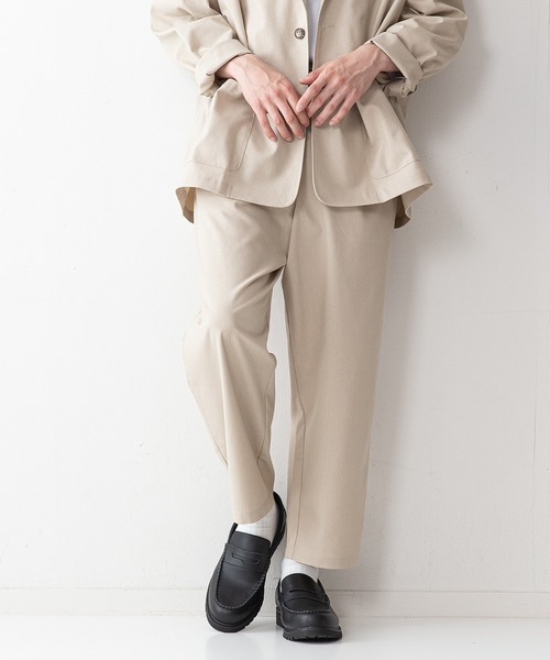 UNIIT(ユニット)の「【UNIIT】コットンリネン アンクル丈イージーパンツ セットアップ対応可能アイテム ルーズシルエット(ビッグシルエット)(その他パンツ・メンズ・ライトグレー/ブラック/ライトベージュ・MEDIUM/LARGE)」の19枚目の写真