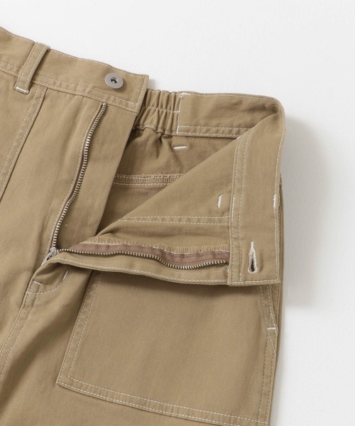 URBAN RESEARCH Sonny Label（アーバンリサーチサニーレーベル）の「配色ステッチベイカースカート（スカート・レディース・ベージュ/アイボリー・38/36）」の4枚目の写真