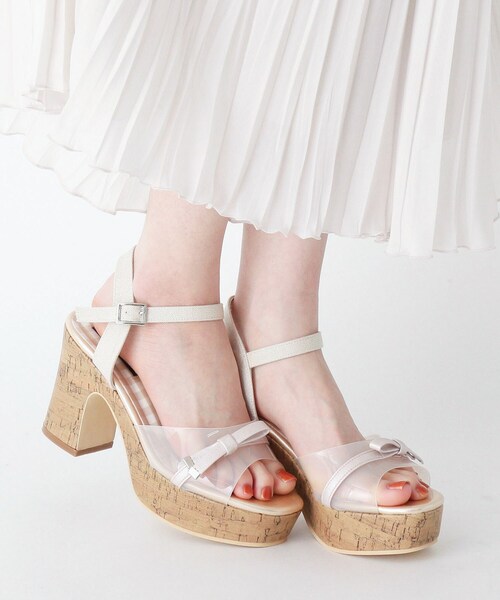 En Punto（エンプント）の「【残りわずか】クリアリボンサンダル（サンダル・レディース・その他1/アイボリー系8/ネイビー系6・LL/S/M/L）」の15枚目の写真