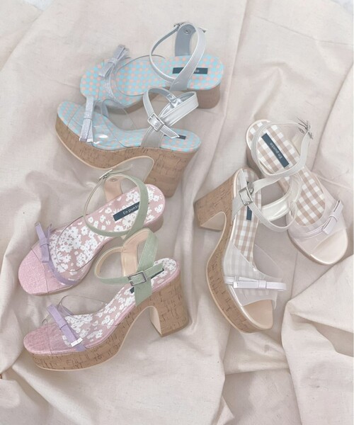 En Punto（エンプント）の「【残りわずか】クリアリボンサンダル（サンダル・レディース・その他1/アイボリー系8/ネイビー系6・LL/S/M/L）」の18枚目の写真