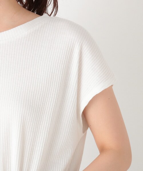 Cutie Blonde(キューティーブロンド)の「◆【S-L】ウエストマークメロープルオーバー(Tシャツ/カットソー・レディース・ブラック/マスタード/オフホワイト・02/01/03)」の8枚目の写真