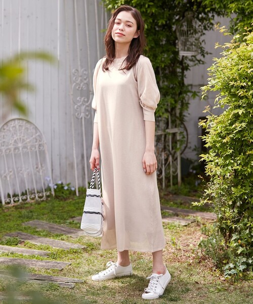 セール 洗える シアーニットワンピース セット ワンピース Feroux フェルゥ のファッション通販 Zozotown