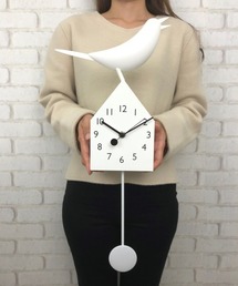 振り子に合わせてくちばしが動くバードクロック