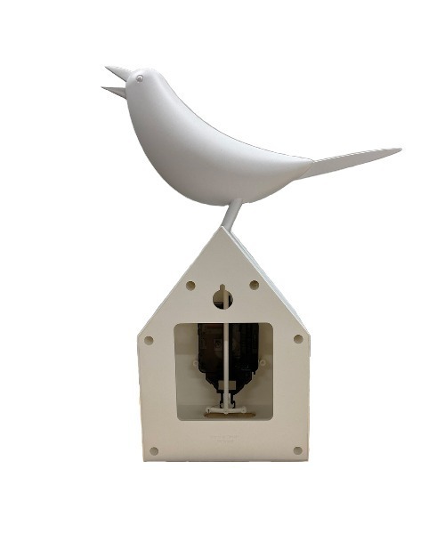 entre square（アントレスクエアー）の「振り子に合わせてくちばしが動くバードクロック（掛け時計・レディース・ホワイト・ONE SIZE）」の5枚目の写真