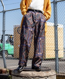 kutir | 【セットアップ着用可】ペイズリー柄ストレートパンツ(その他パンツ)