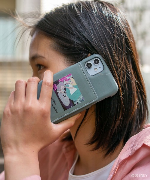 Disney（ディズニー）の「ディズニー/ニュアンスカラーiPhoneケース11（スマホケース/カバー・レディース・アイボリー/ブルー/ピンク・FREE）」の5枚目の写真