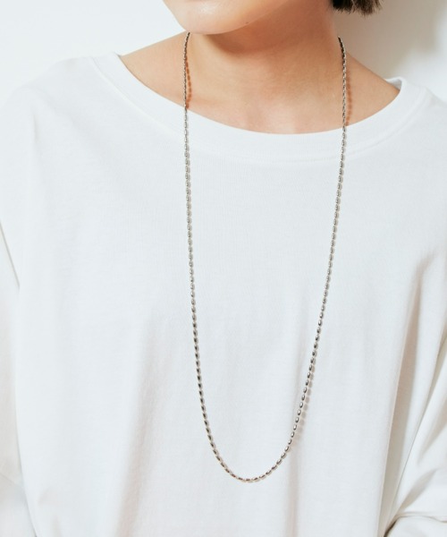 Auntie Rosa Holiday（アンティローザホリデー）の「2WAYマルチレングスロングネックレス（ネックレス・レディース・シルバー/ゴールド・FREE）」の7枚目の写真