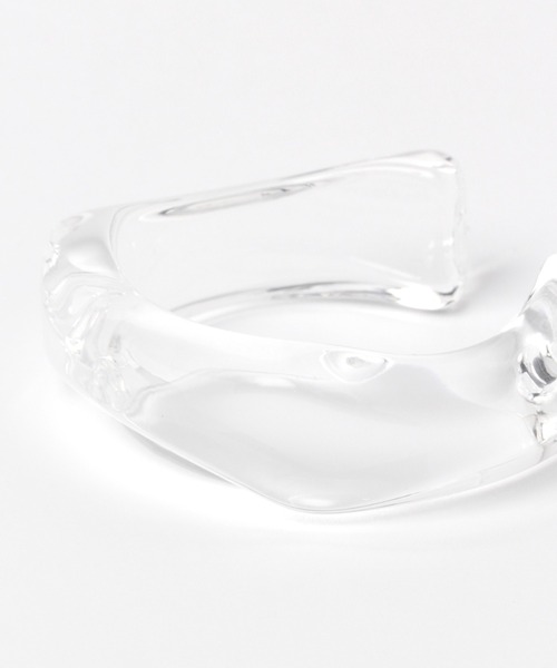 A part by（アパートバイ）の「クリアバングル　949862（バングル/リストバンド・レディース・ブラック/その他・FREE）」の3枚目の写真