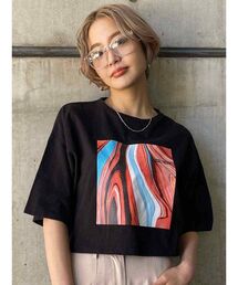 EMODA | ボックスグラフィックTシャツ(Tシャツ/カットソー)