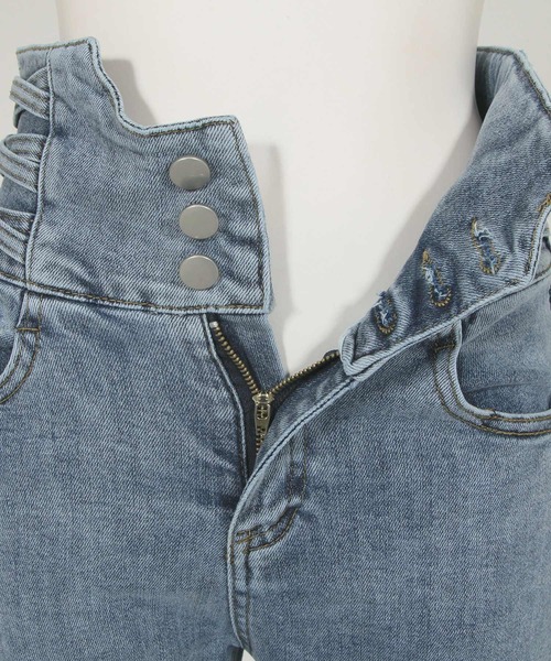 Julia Boutique（ジュリアブティック）の「ウエストレースアップデニムスキニーパンツ/21164（デニムパンツ・レディース・ブルー・LL/L/S/M）」の14枚目の写真