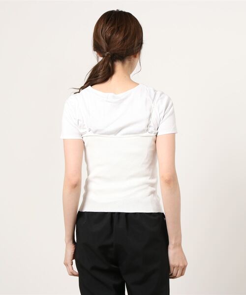 WC（ダブル シー）の「ドロストビスチェ（その他トップス・レディース・ブラック/ホワイト・FREE）」の3枚目の写真