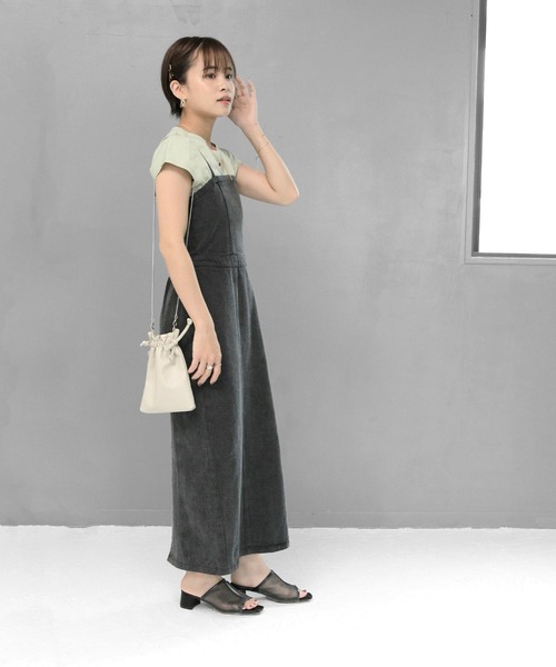 SOROTTO（ソロット）の「スクエアトゥの切替チュールシアーサンダル（サンダル・レディース・ブラック/ブラウン/アイボリー・LL/S/M/L）」の6枚目の写真