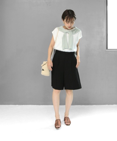 SOROTTO（ソロット）の「スクエアトゥの切替チュールシアーサンダル（サンダル・レディース・ブラック/ブラウン/アイボリー・LL/S/M/L）」の11枚目の写真