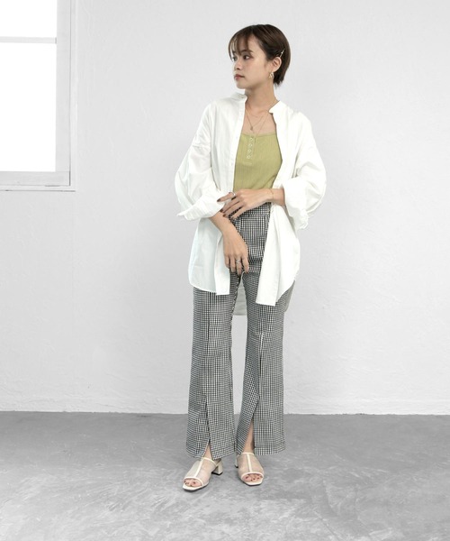 SOROTTO（ソロット）の「スクエアトゥの切替チュールシアーサンダル（サンダル・レディース・ブラック/ブラウン/アイボリー・LL/S/M/L）」の18枚目の写真