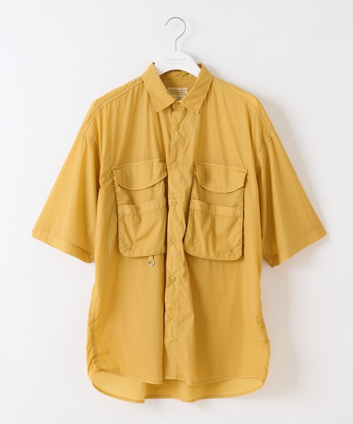 CIAOPANIC TYPY（チャオパニックティピー）の「製品染エアテックフィッシングシャツ（シャツ/ブラウス・メンズ・チャコールグレー/オレンジ/ゴールド・SMALL/MEDIUM/LARGE）」の6枚目の写真