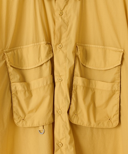 CIAOPANIC TYPY（チャオパニックティピー）の「製品染エアテックフィッシングシャツ（シャツ/ブラウス・メンズ・チャコールグレー/オレンジ/ゴールド・SMALL/MEDIUM/LARGE）」の5枚目の写真