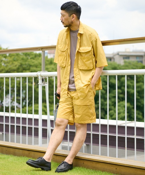 CIAOPANIC TYPY（チャオパニックティピー）の「製品染エアテックフィッシングシャツ（シャツ/ブラウス・メンズ・チャコールグレー/オレンジ/ゴールド・SMALL/MEDIUM/LARGE）」の22枚目の写真