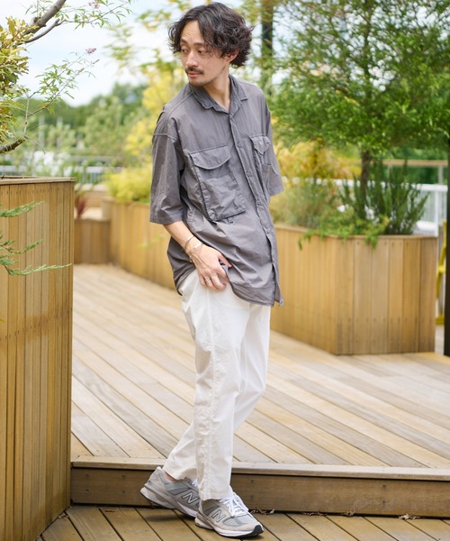 CIAOPANIC TYPY（チャオパニックティピー）の「製品染エアテックフィッシングシャツ（シャツ/ブラウス・メンズ・チャコールグレー/オレンジ/ゴールド・SMALL/MEDIUM/LARGE）」の11枚目の写真