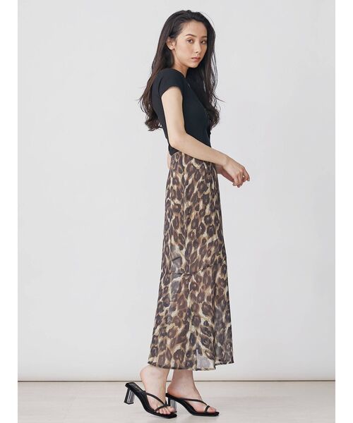 EVRIS（エヴリス）の「ロングスリットスカート（スカート・レディース・ブラック/カーキ/その他1・FREE）」の5枚目の写真