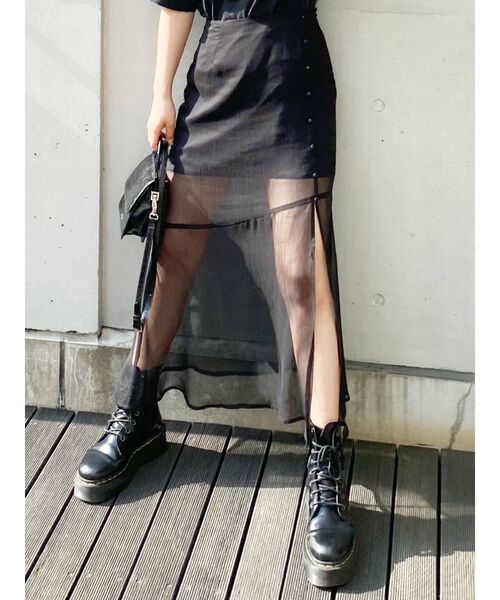 EVRIS（エヴリス）の「ロングスリットスカート（スカート・レディース・ブラック/カーキ/その他1・FREE）」の15枚目の写真