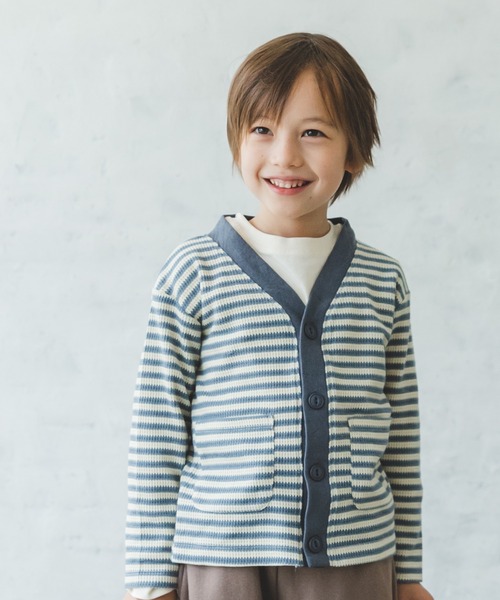 pairmanon（ペアマノン）の「【もっちりワッフル】ポケット付きカーディガン（カーディガン/ボレロ・キッズ・ブラック/ピンク/カーキ/グレイッシュベージュ/ブラウン/アイボリー/ブルー系その他3/ラベンダー/モカ/グレー/ミント/ブルー系その他/ピンク系その他/ダークブルー/ブラウン系その他3/ベージュ系その他3/ベージュ系その他4/グリーン系その他2/ブラウン系その他/ピンク系その他4/ブルー系その他4/ピンク系その他2/ブラウン系その他2/グリーン系その他/ブラック系その他/イエロー系その他2・110/130/90/150/100/140/120）」の18枚目の写真