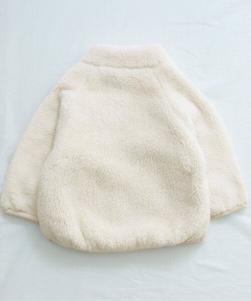 apres les cours(アプレレクール)の「WEB限定 ファーフリースジャケット(ブルゾン・キッズ・キナリ/ピンク・110/80/120/130/90/100/140)」の10枚目の写真