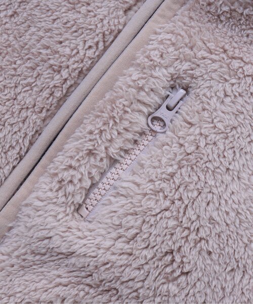 apres les cours(アプレレクール)の「WEB限定 ファーフリースジャケット(ブルゾン・キッズ・キナリ/ピンク・110/80/120/130/90/100/140)」の13枚目の写真