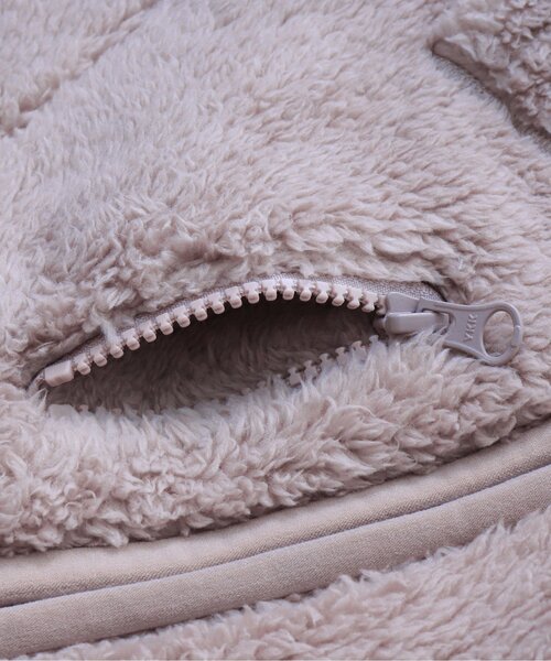 apres les cours(アプレレクール)の「WEB限定 ファーフリースジャケット(ブルゾン・キッズ・キナリ/ピンク・110/80/120/130/90/100/140)」の17枚目の写真