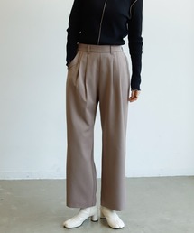 Birthday room | セットアップに使える。ツイルストレートパンツ(スラックス)