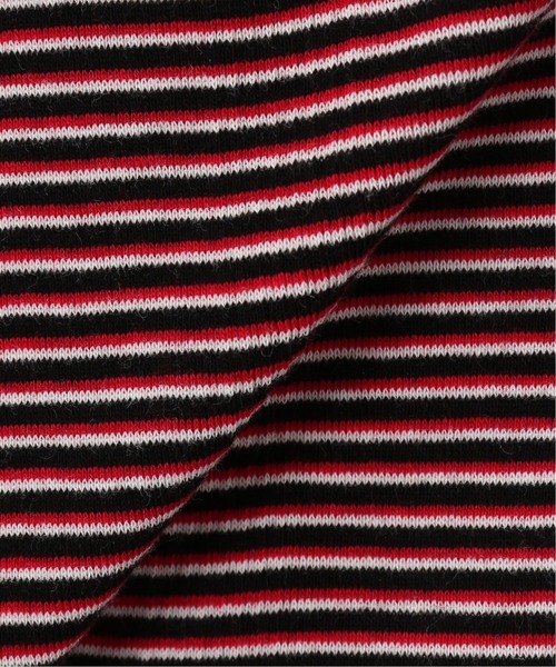 MILLER(ミラー)の「【MILLER/ミラー】Oriens別注ボーダーTシャツ◆(Tシャツ/カットソー・レディース・グリーン/ブルー/レッド/オレンジ・FREE)」の8枚目の写真