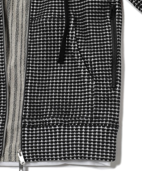 MEN'S BIGI（メンズビギ）の「＜SEA GREEN(シーグリーン)＞ビッグワッフルパーカー（パーカー・メンズ・ブラック/ロイヤルブルー・01/02/03）」の14枚目の写真