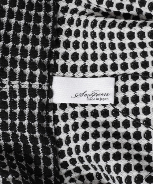 MEN'S BIGI（メンズビギ）の「＜SEA GREEN(シーグリーン)＞ビッグワッフルパーカー（パーカー・メンズ・ブラック/ロイヤルブルー・01/02/03）」の22枚目の写真