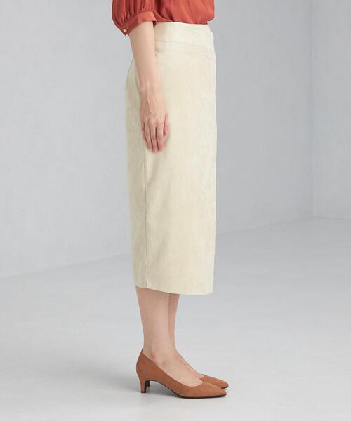 green label relaxing（グリーンレーベルリラクシング）の「スウェードライク ラップ タイト スカート（スカート・レディース・ベージュ/ブラウン/ナチュラル・38/36）」の22枚目の写真