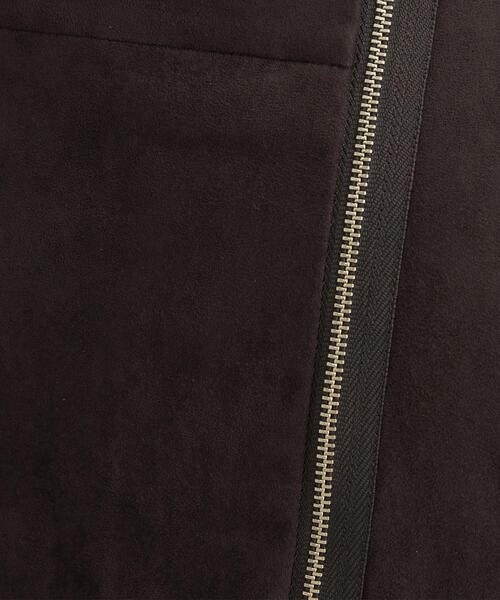 green label relaxing（グリーンレーベルリラクシング）の「スウェードライク ラップ タイト スカート（スカート・レディース・ベージュ/ブラウン/ナチュラル・38/36）」の5枚目の写真