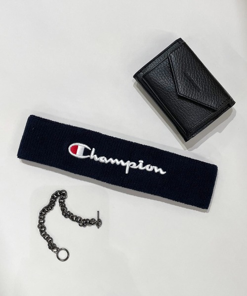 Champion（チャンピオン）の「Champion/チャンピオン ロゴ刺繍 ヘアバンド（ヘアバンド・メンズ・ブラック系その他/トリコロール/ブルー系その他/グレー系その他/ブルー/ホワイト/ブルー系その他2/ブラック/レッド系その他/インディゴブルー/ホワイト系その他/レッド/ホワイト系その他7/レッド系その他2・FREE）」の6枚目の写真