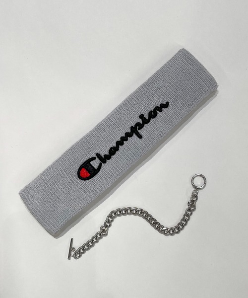Champion（チャンピオン）の「Champion/チャンピオン ロゴ刺繍 ヘアバンド（ヘアバンド・メンズ・ブラック系その他/トリコロール/ブルー系その他/グレー系その他/ブルー/ホワイト/ブルー系その他2/ブラック/レッド系その他/インディゴブルー/ホワイト系その他/レッド/ホワイト系その他7/レッド系その他2・FREE）」の7枚目の写真