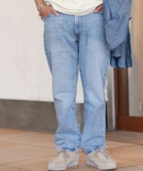 Levi's（リーバイス）の「LEVI’S(R) / 551Z Straight Cropped Pants（デニムパンツ・メンズ・ライトブルー/オフホワイト・32inch/30inch/28inch/34inch）」の2枚目の写真