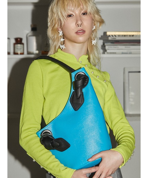 PAMEO POSE（パメオポーズ）の「Watering Pot Bag（トートバッグ・レディース・ブラック/ブルー・FREE）」の18枚目の写真