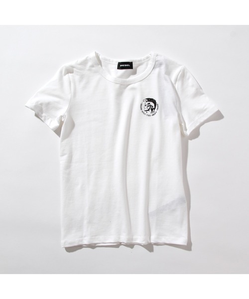 DIESEL KIDS(ディーゼルキッズ)の「DIESEL(ディーゼル)Kids & Junior 半袖Tシャツカットソー(Tシャツ/カットソー・キッズ・ホワイト/ブラック/ネイビー・4Y/6Y/8Y/10Y/12Y/14Y/16Y)」の2枚目の写真
