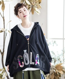 ScoLar | SCOLARロゴアップリケパーカー(パーカー)