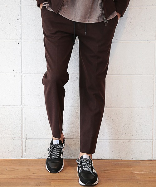 RATTLE TRAP（ラトルトラップ）の「【セットアップ対応】エアリーフラノイージースラックス（スラックス・メンズ・ブラック/ブラウン/グレイッシュベージュ/チャコール・LL/S/M/L）」の4枚目の写真