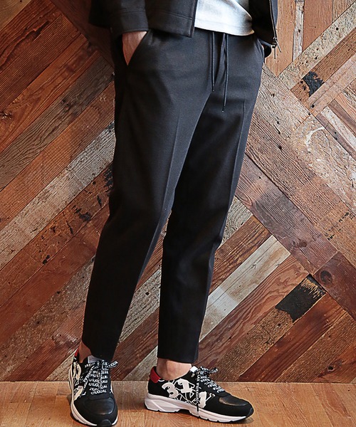 RATTLE TRAP（ラトルトラップ）の「【セットアップ対応】エアリーフラノイージースラックス（スラックス・メンズ・ブラック/ブラウン/グレイッシュベージュ/チャコール・LL/S/M/L）」の2枚目の写真